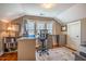 Functional home office space with built-in desk, ergonomic chair, and natural light at 3227 Morrow Farm Ln, Chapel Hill, NC 27516
