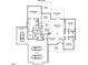 Detailed floor plan of the first floor of this home at 3240 Donlin Dr, Wake Forest, NC 27587