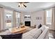 Cozy living room featuring a fireplace, comfortable seating, and natural light at 724 Summer Music Ln, Raleigh, NC 27603