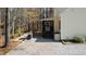 Backyard with a screened-in porch and gravel at 902 Loop Rd, Clayton, NC 27527