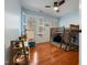 bedroom with natural light, a bunk bed, hardwood floors, and playful decor at 902 Loop Rd, Clayton, NC 27527