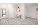 Inviting entryway with decorative table, interior decor, and access to the outside at 992 Ambergate, Apex, NC 27502