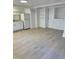 Clean kitchenette includes modern appliances, cabinets, and new floors at 123 Barclay Rd, Chapel Hill, NC 27516