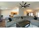 A great view of a comfortable living room connecting to the kitchen and dining area at 1930 Maple Sugar Ln, Fuquay Varina, NC 27526