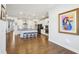 Spacious kitchen with central island and breakfast bar and modern stainless steel appliances at 251 North Crest Dr, Chapel Hill, NC 27517