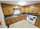Classic kitchen design with natural wood cabinetry and a functional layout at 3015 Nc Hwy 87 South, Graham, NC 27253