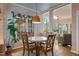 Sunlit breakfast nook showcases a round table and natural light at 307 Kellyridge Dr, Apex, NC 27502