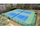 Aerial view of community tennis courts offering a great amenity for active residents at 307 Kellyridge Dr, Apex, NC 27502