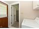 Convenient laundry area with modern appliances, and entry to the kitchen at 3313 Ventura Cir, Wake Forest, NC 27587