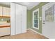 Kitchen area offering a view of the backyard at 4117 Olde Coach Rd, Durham, NC 27707