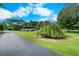 Landscaped driveway and yard at 4811 New Sharon Church Rd, Hillsborough, NC 27278