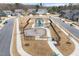 Aerial view of the community playground, a great amenity for residents at 508 Sweet Pine Ln, Knightdale, NC 27545