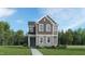 Charming two-story home with a combination of stone and wood siding at 5648 Cayden Cove Dr, Wendell, NC 27591