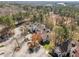 Aerial view of a community featuring well-maintained landscaping and parking at 6001 Winterpointe Ln # 204, Raleigh, NC 27606