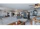 Open floor plan featuring seamless transitions between living, dining, and kitchen areas at 6089 Joe Trail Ct, Mebane, NC 27302