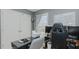 Office space with white closet doors, white board and a gray accent wall at 6089 Joe Trail Ct, Mebane, NC 27302