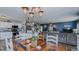 Bright, open floor plan showcasing seamless living and dining spaces at 6089 Joe Trail Ct, Mebane, NC 27302