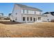 Exterior: Two-story home featuring covered patio and backyard at 65 Hickory Run Ln, Franklinton, NC 27525