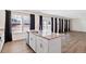 Beautiful island with stainless steel sink and granite countertops in a modern, open kitchen at 65 Hickory Run Ln, Franklinton, NC 27525