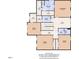 Second floor plan shows bedrooms, bathrooms, closets, and laundry at 8304 Rosiere Dr, Cary, NC 27518