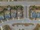 Aerial view of two-story houses with manicured lawns in a well-planned community at 8304 Rosiere Dr, Cary, NC 27518