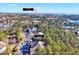 An aerial view showcasing the community's proximity to Durham (7.6 miles) at 833 Providence Glen Dr, Chapel Hill, NC 27514