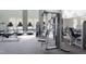 Well-equipped fitness center with treadmills and weight machines for residents to stay active at 938 Haybeck Ln, Apex, NC 27523
