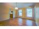 Dining room with hardwood floors and natural light at 94 Cedar Hills Cir, Chapel Hill, NC 27514