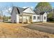 Inviting one story home with covered front porch and freshly installed driveway at 111 Faucette Ave, Burlington, NC 27215