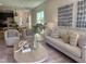 Spacious living room with stylish furniture and modern décor elements at 1511 Malcus Ct # 64, Fuquay Varina, NC 27526