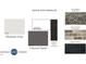 Exterior color scheme featuring platinum gray siding, charcoal smoke accents, and black shutters at 243 Meadowbark Bnd # 28, Garner, NC 27529