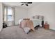 Cozy bedroom with a comfortable bed, soft lighting, and plush decor at 2741 Rains Dr, Haw River, NC 27258