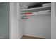 Walk-in closet with built in shelves, providing ample storage space at 3080 Colony Rd # A, Durham, NC 27705