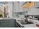 Close-up on the kitchen with modern appliances and stylish countertops at 3080 Colony Rd # A, Durham, NC 27705