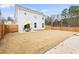 Spacious backyard with patio, privacy fence, and ample space for recreation at 3103 Woodland Park Rd, Durham, NC 27703