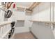 Walk-in closet with shoe racks, shelves, and ample storage space at 3103 Woodland Park Rd, Durham, NC 27703
