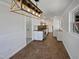This kitchen has stainless steel appliances and granite countertops adjacent to a quaint dining area at 317 Gary St, Raleigh, NC 27606