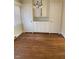 Dining room featuring beautiful wood floors and a built-in dresser at 333 Leasburg Rd, Roxboro, NC 27573
