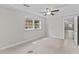 Cozy bedroom with window views, neutral walls, and ample space for furniture at 3605 Octavia St, Raleigh, NC 27606