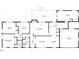 A detailed floor plan showing the layout of the house including the bedrooms, kitchen, and living room at 401 Fletcher Dr, Raleigh, NC 27603