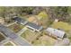 A nice aerial of this home on a quite street in established neighborhood at 409 Avery St, Garner, NC 27529