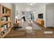 Bright, staged living room with modern decor and open layout at 7818 Spungold St, Raleigh, NC 27617