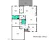 Detailed floor plan showing the layout of a 1554 square foot home, highlighting room dimensions at 8710 Kenridge Ln, Fuquay Varina, NC 27526