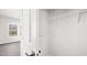 An open closet with wire shelving provides efficient storage space at 1012 W Webb Ave, Burlington, NC 27217