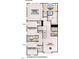 Second floor layout featuring an owner's suite, loft, laundry room and bedrooms with baths at 1029 Benay Rd, Morrisville, NC 27560