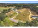 Aerial view of a home and large lot at 1076 Nc 55, Coats, NC 27521