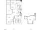 Detailed floor plan showcasing the layout of the home, including room dimensions and placement of key features at 1206 Linkwood Way, Fuquay Varina, NC 27526