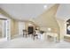 Carpeted bonus room with furniture and natural light at 12101 Lockhart Ln, Raleigh, NC 27614