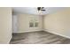 Bedroom featuring neutral paint, natural lighting, and new wood flooring at 1536 Ricochet Dr, Raleigh, NC 27610