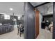 Spacious finished basement area with neutral carpet, dark trim, and bright recessed lighting at 1603 N Alston Ave, Durham, NC 27701
